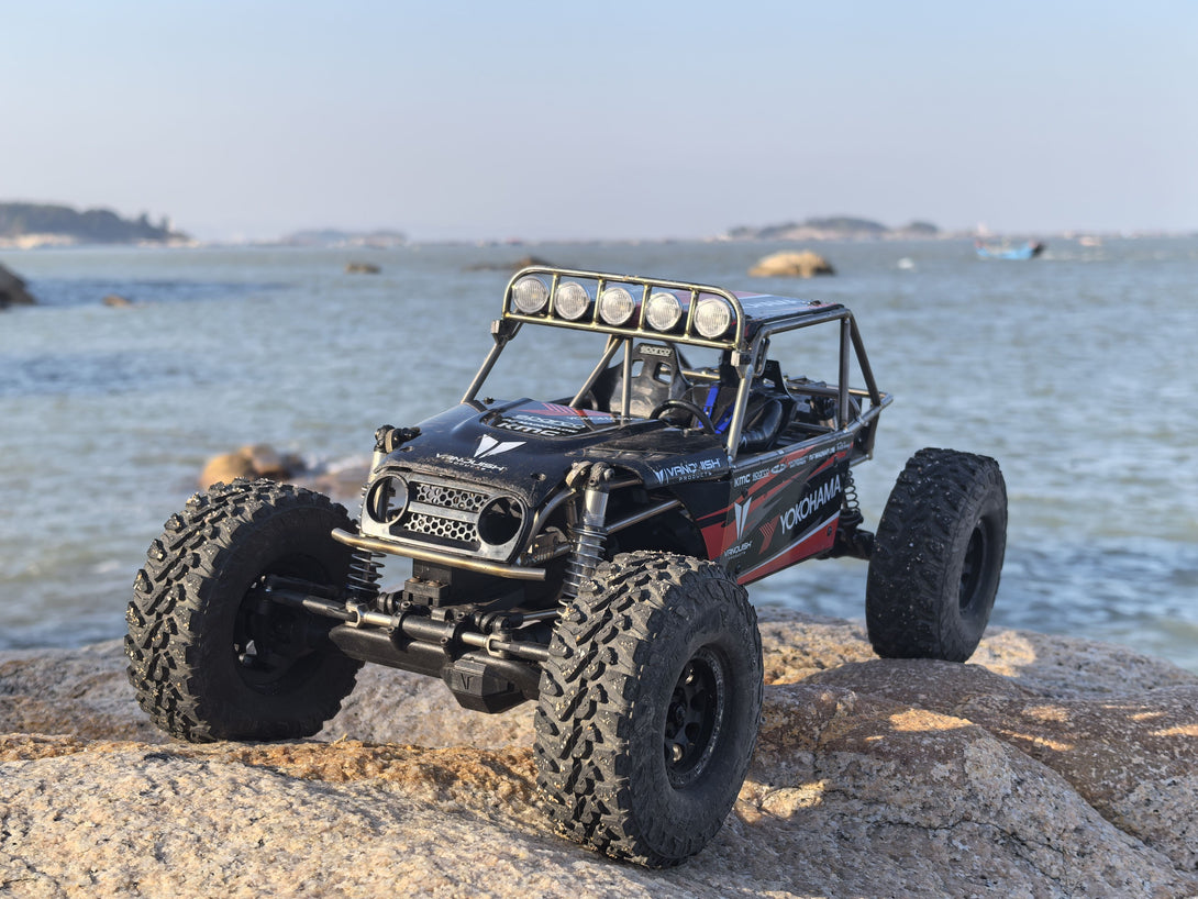 D1rc Dig Unit D1RC Titanium H10 Rollcage in sand blaster version 1/10 crawler Vanqui ...