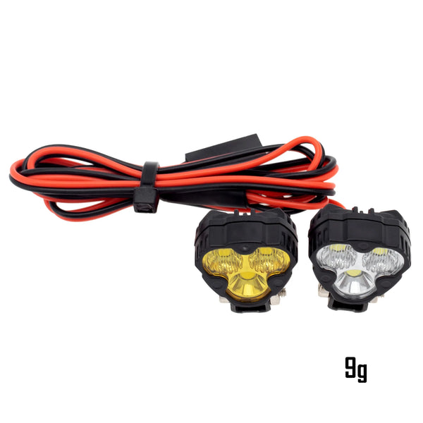 Baja Design RC Car LED Lights ( Clover Design) – Bumper & Roof Kit with AXU Controller