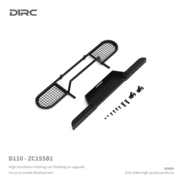 D1RC D90/D110 Camel Trophy Style Metal Bumper – 1/10 Scale RC Accessory