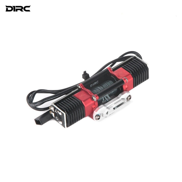 D1RC 2025 New Model High-Torque Dual-Motor Winch 7075 Racing-Grade Aluminum Alloy Winch Suitable for 1/10 RC Cars
