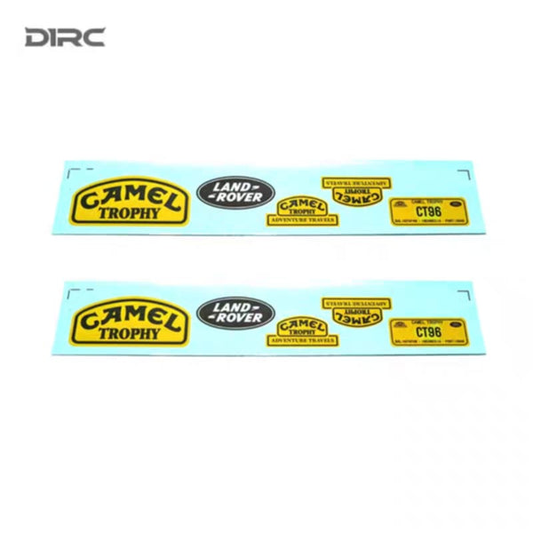 D1RC Camel Trophy Waterslide Sticker Set – 2pcs (Left & Right) – Scale RC Decals