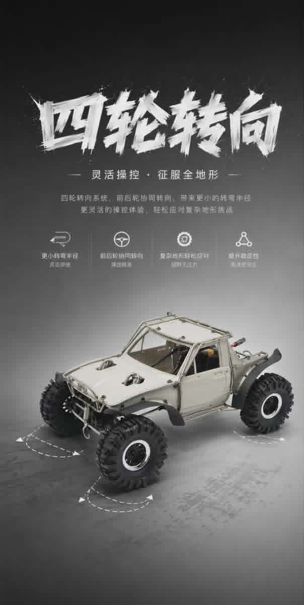 Competition Rccrawler Electronics RTR Ti-Fury R1 RCRFC 1/10 Extreme Crawler – Titanium Competition Grade ...