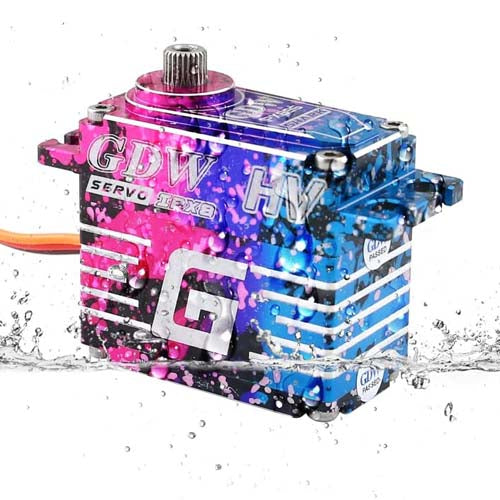 GDW IPX896 43Kg Coreless Servo Motor Brushless Metal Gear Digital Servo High Torque Waterproof for 1/8 1/10 RC Car TRX4 TRX6
