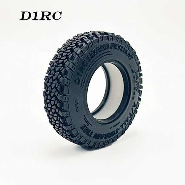 D1RC 1.9-inch Rubber Tires for 1/10 Camel Trophy RC Crawler Car TRX4 Defender Bronco AXIAL SCX10 RC4WD D90 Sport Jeep Chevrolet Upgrade Parts