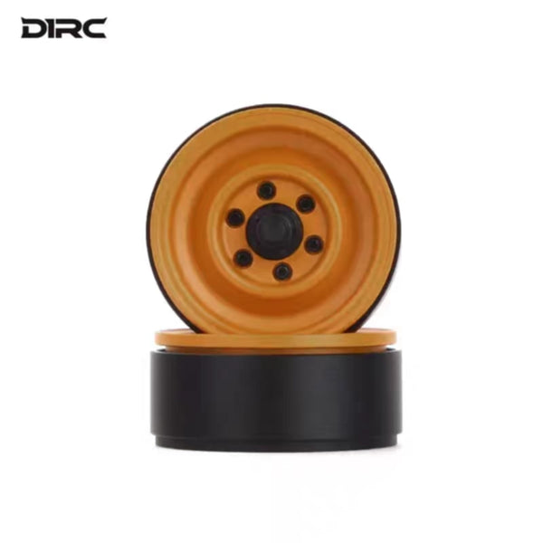 D1RC 1.7 inch metal climbing car simulation wheel D90 Land Rover Defender Camel Cup retro wheel