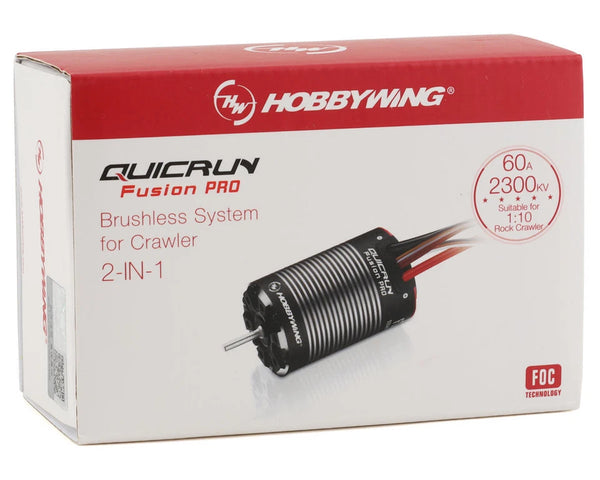 Hobbywing QuicRun Fusion Pro FOC 2-in-1 ESC & Motor System 2300Kv