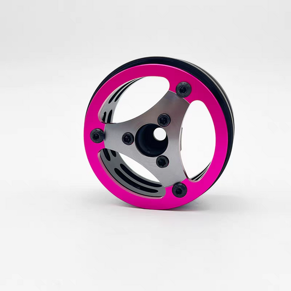 D1RC 1.9 Inch Lightweight Red Trident Racing Wheel Suitable for 1/10 RC Crawler